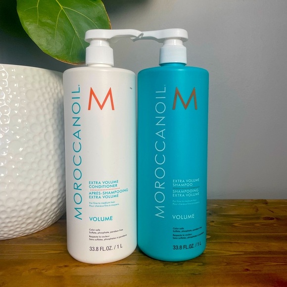 MoroccanOil Extra Volume Shampoo & Conditioner 1L Duo - Picture 1 of 9